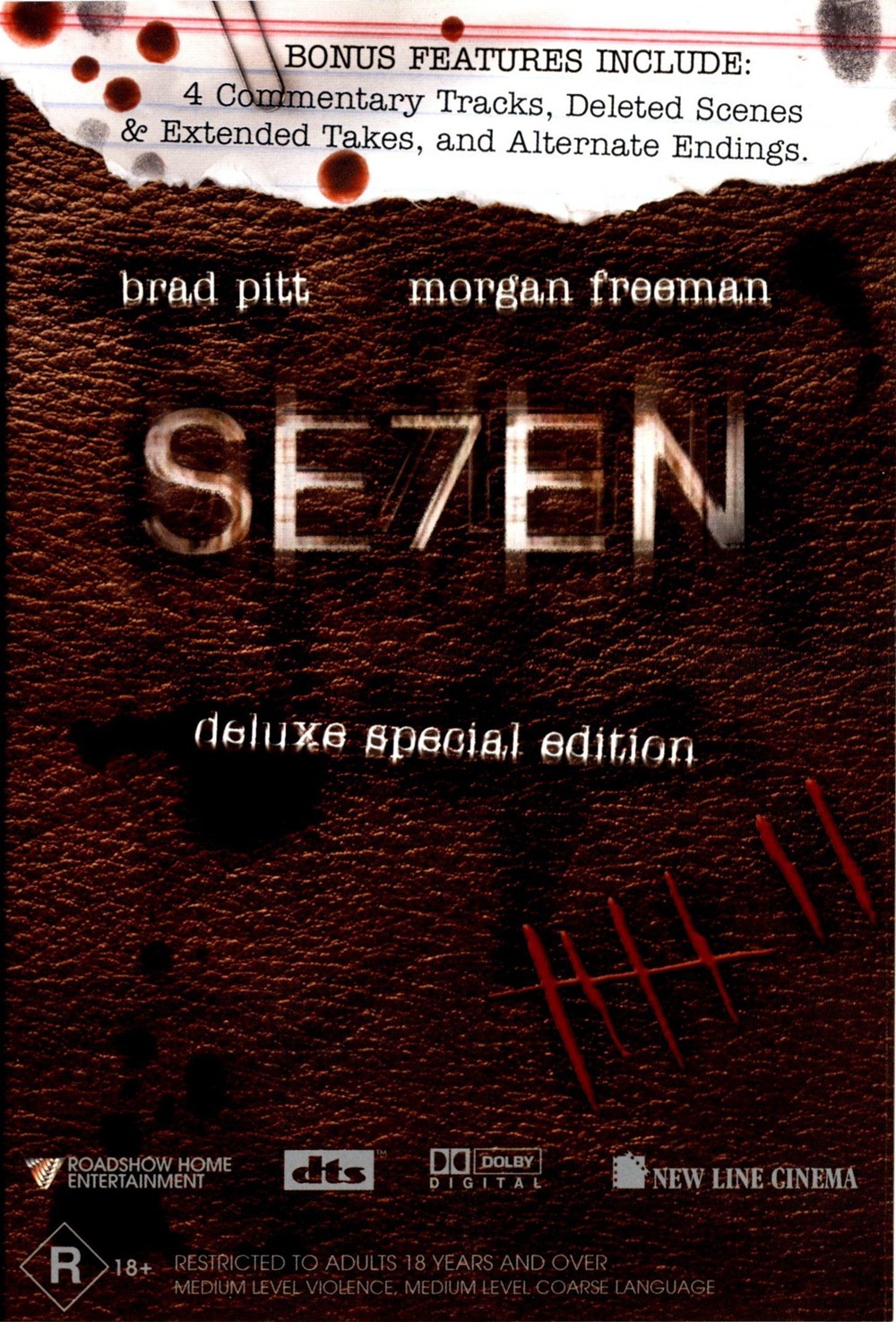 七宗罪 4K蓝光原盘下载+修复版MKV/ Se7en.1995.Remastered.Edition / 69.89G
