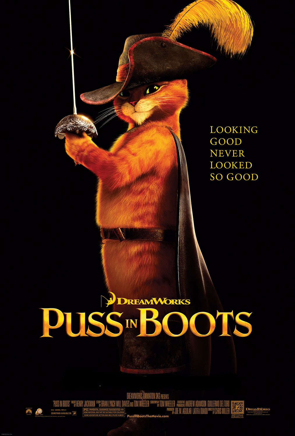 %title插图%num 穿靴子的猫 3D蓝光原盘下载+高清MKV版/靴猫外传 / 鞋猫剑客(台) / 无敌猫剑侠(港) / 猫剑侠 2011 Puss in Boots 41.3G